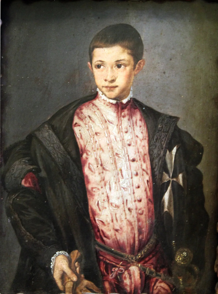 Ranuccio Farnese (1530-1565) i en alder av 12 år - Francesco Salviati
