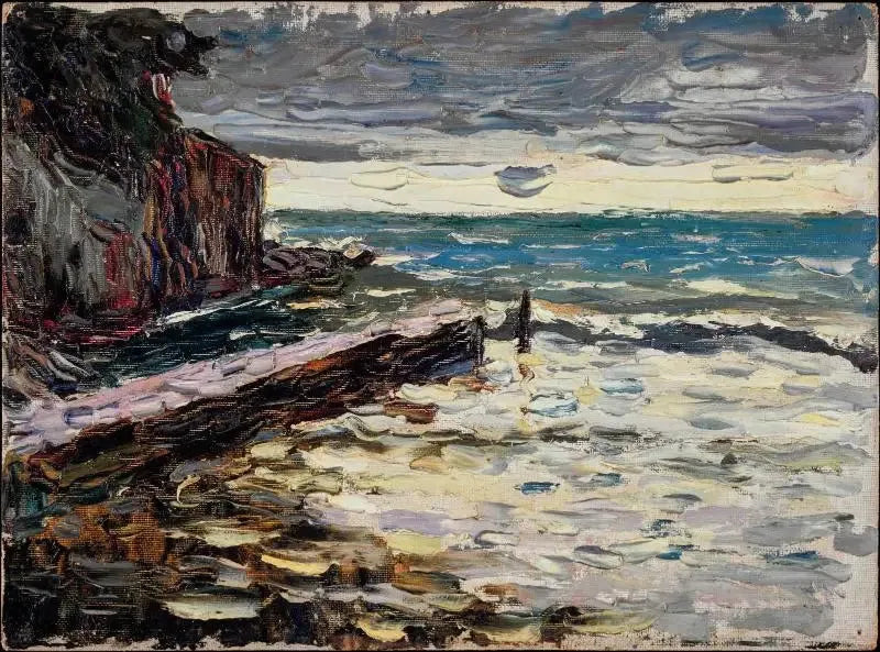 Rapallo, stormfullt hav - Vassily Kandinsky