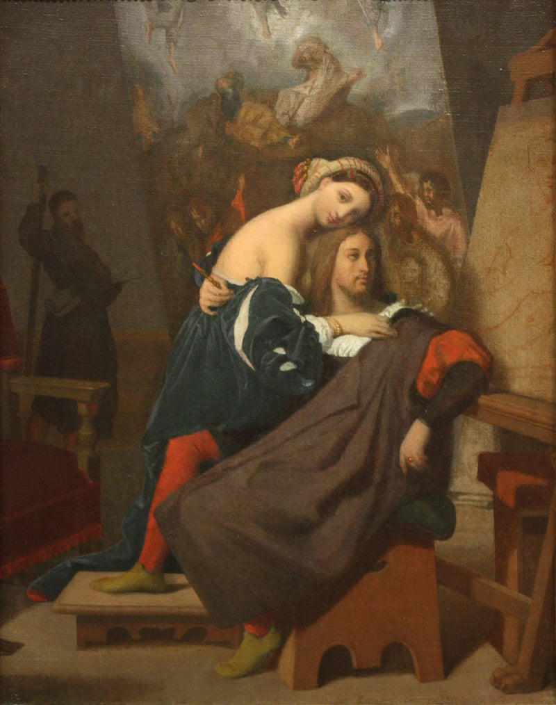 Raphaël og bakerens datter - Jean-Auguste-Dominique Ingres