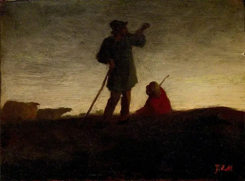 Påminnelse om flokken - Jean-François Millet