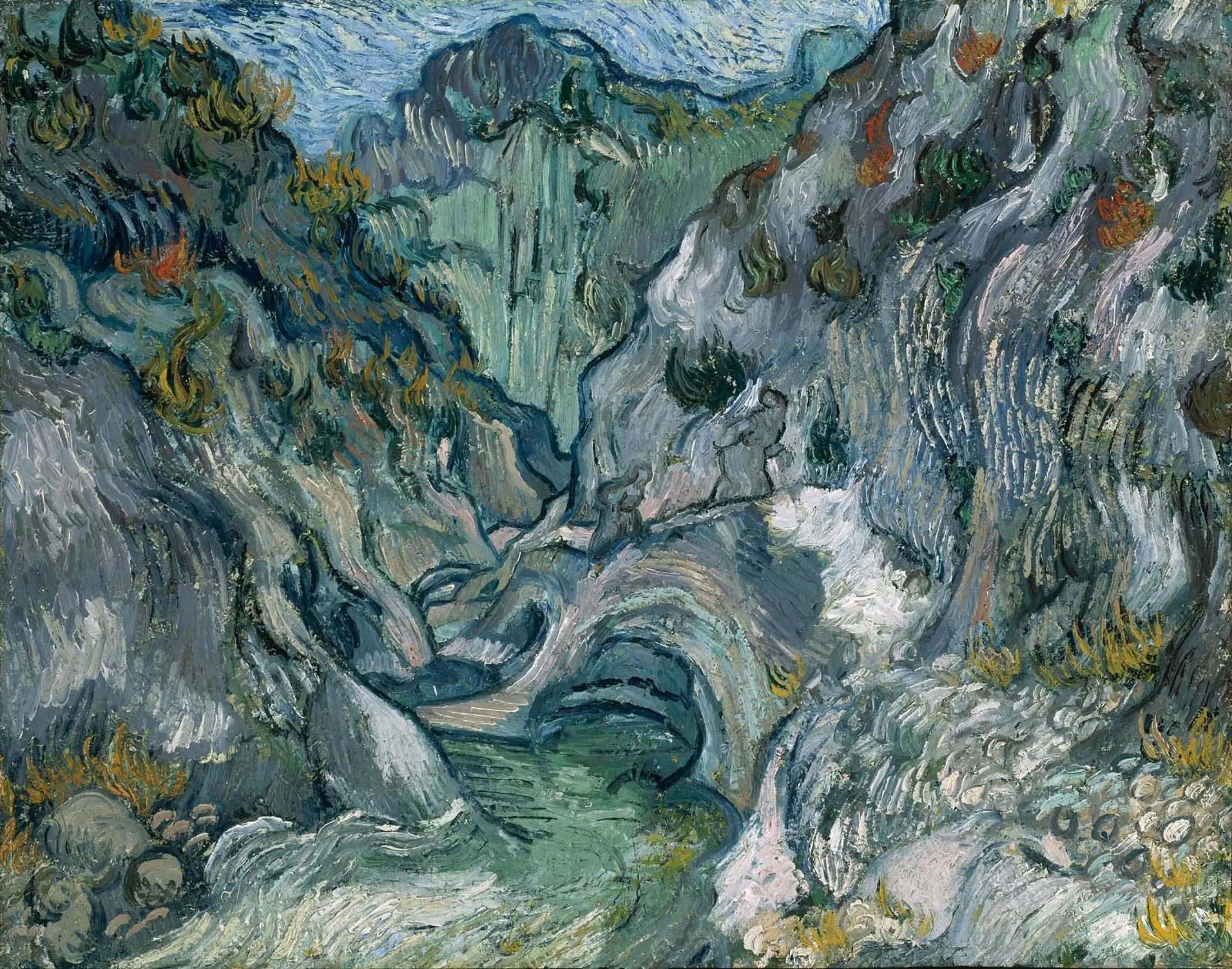 Ravin - Vincent van Gogh image 1 tableau peint à l’huile sur toile