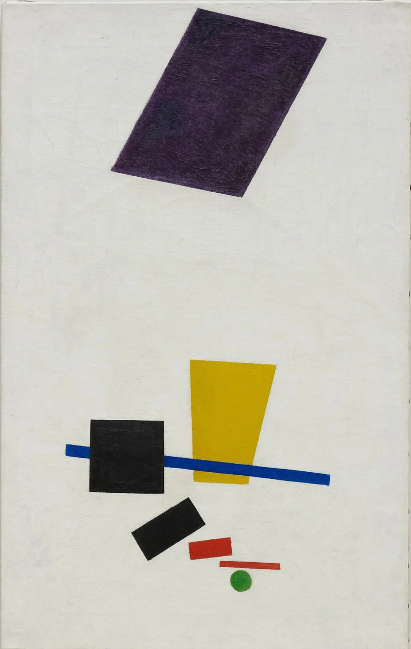 Pikturealistisk fotballspiller - Fargemasser i 4. dimensjon - Kazimir Malevich