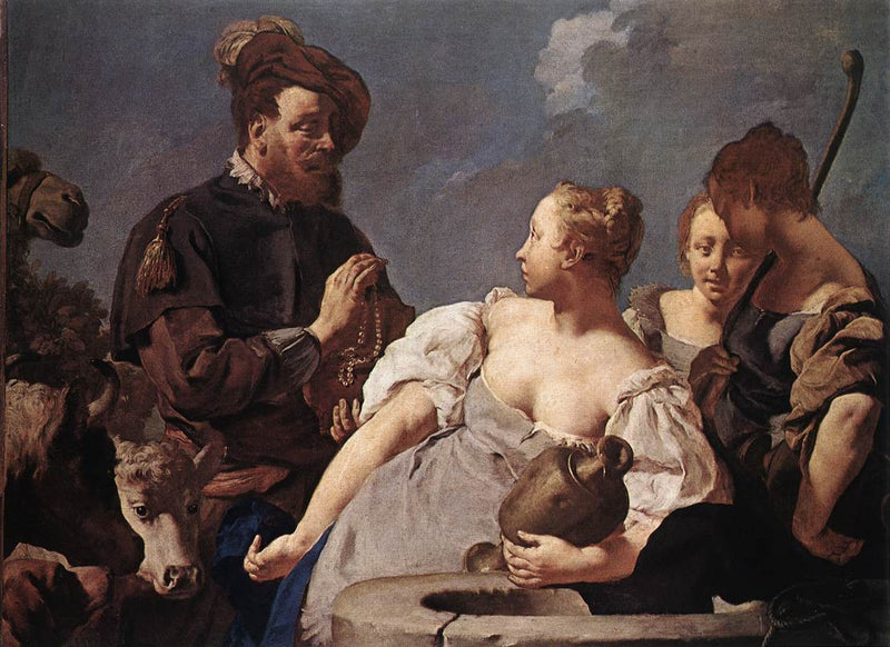 Rebecca ved brønnen - Giovanni Battista Piazzetta
