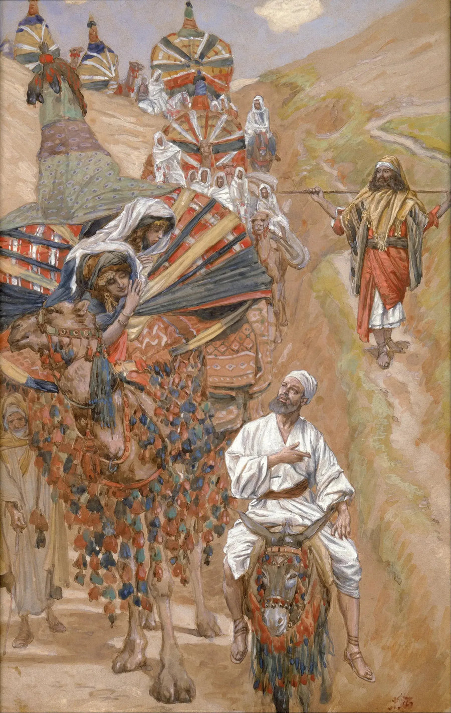 Rebecca møter Isak på veien - James Tissot

Source:
Rebecca rencontre Isaac en chemin - James Tissot