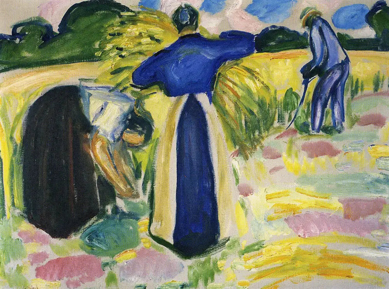 Høsting av mais - Edvard Munch