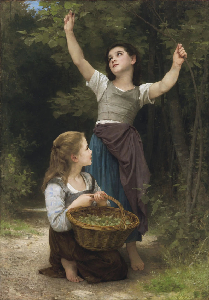 Nøtteinnhøsting - Bouguereau
