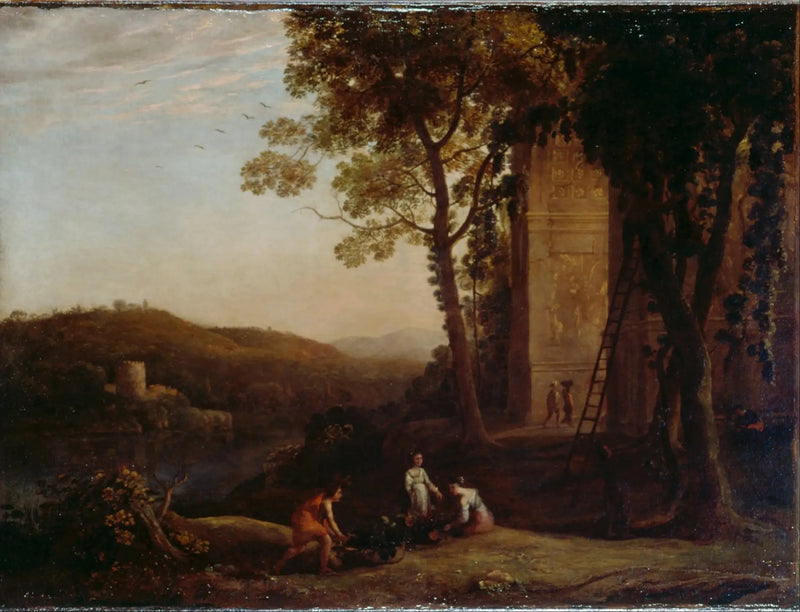 Vinplukking - Claude Lorrain