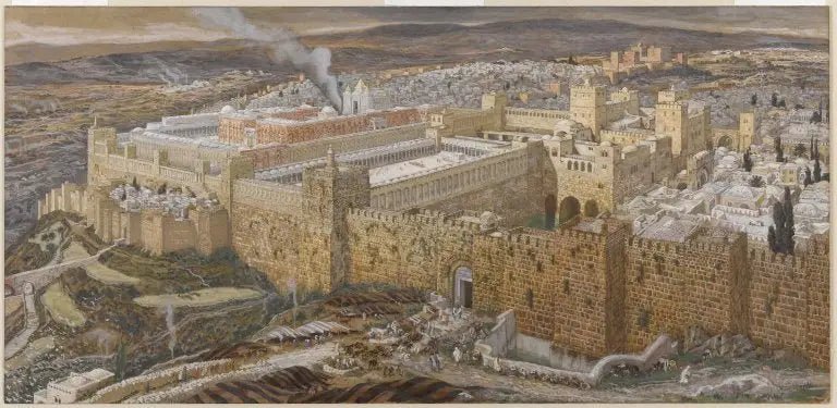 Rekonstruksjon av Jerusalem og Herodes' tempel - James Tissot

Source:
Reconstitution de Jérusalem et du temple d'Hérode - James Tissot