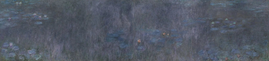 Nymfeene: Refleksjoner av trær - Claude Monet