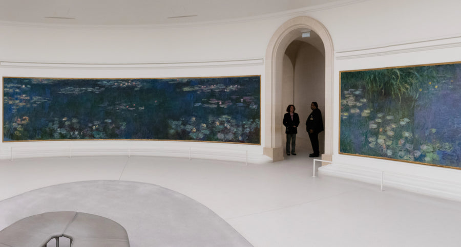 Grønne refleksjoner, Vannliljene - Claude Monet
