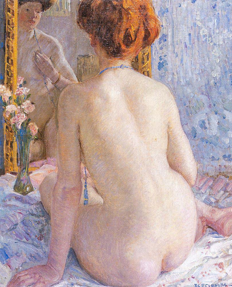 Refleksjoner (Marcelle) - Frederick Carl Frieseke