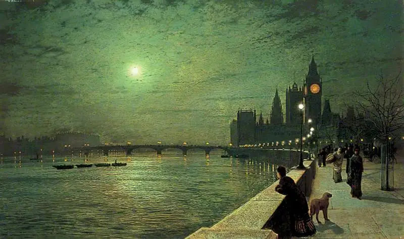 Refleksjoner over Themsen, Westminster, London - John Atkinson Grimshaw

Source:
Réflexions sur la Tamise, Westminster, Londres - John Atkinson Grimshaw