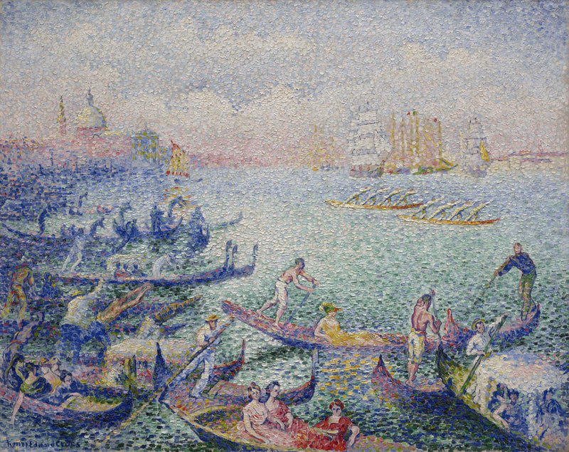 Regatta i Venezia - Henri-Edmond Cross