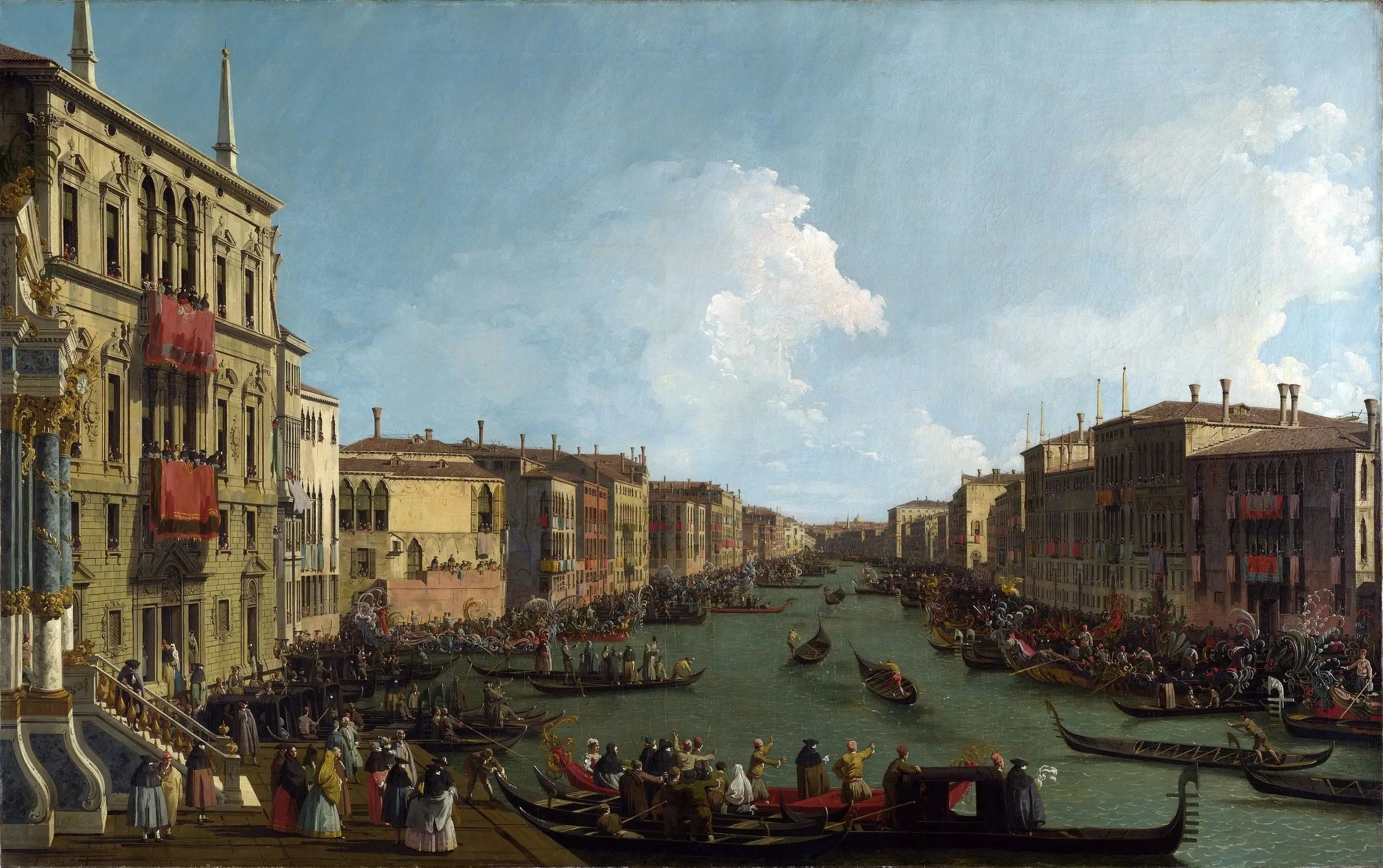 Régate sur le Grand Canal - Canaletto - Alpha Reproduction