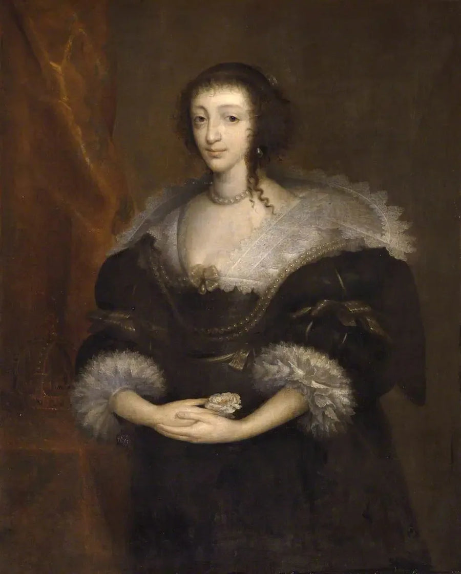 Reine Henriette Marie (1609–1669), dronningkone av Charles I - Antoine van Dyck

Source:
Reine Henriette Marie (1609–1669), consort de Charles Ier - Antoine van Dyck