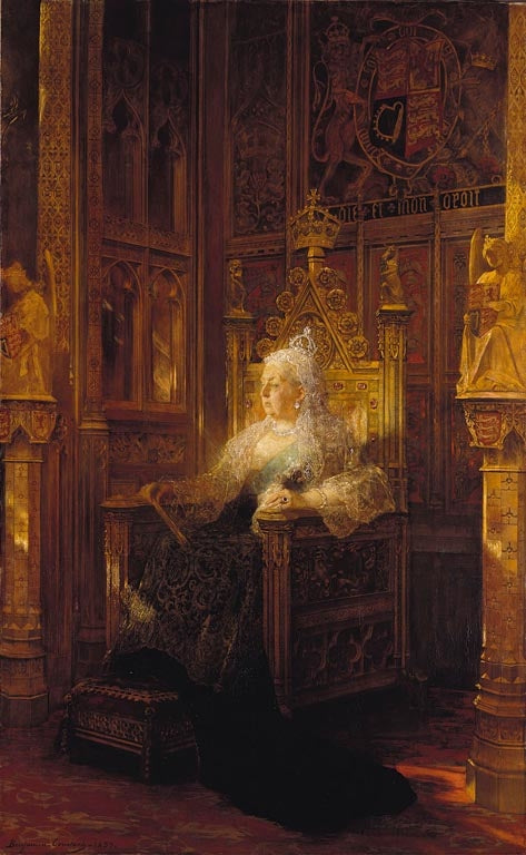 Reine Victoria (1899) - Jean-Joseph Benjamin-Constant image 1 reproduction réalisée par Alpha Reproduction