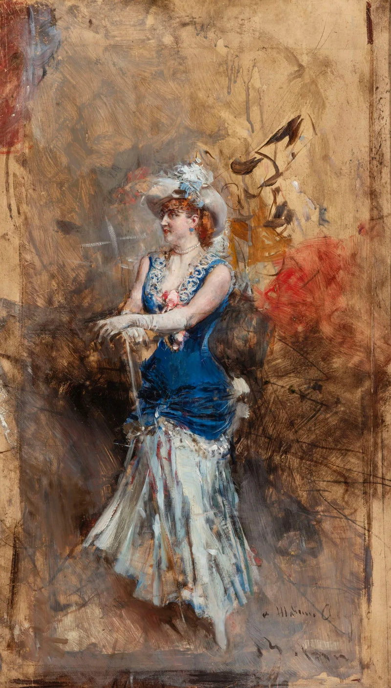 Rejane på scenen - Giovanni Boldini