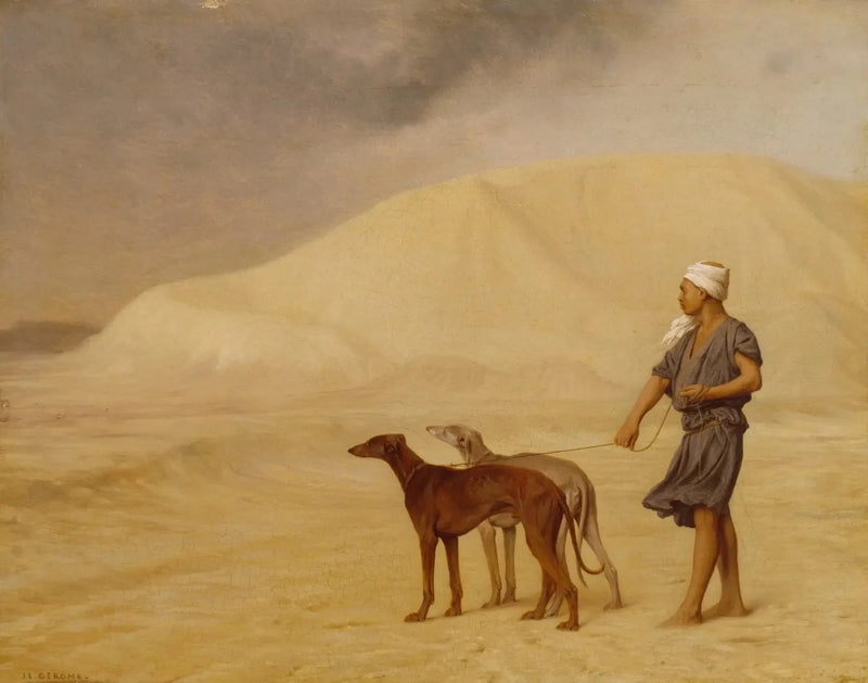 Hundedrag i ørkenen - Jean-Léon Gérôme