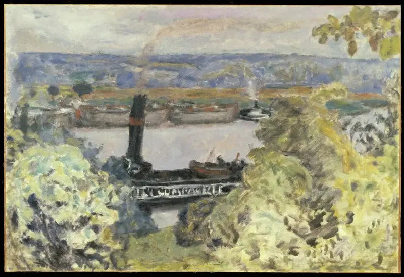 Slepebåt på Seinen - Pierre Bonnard
