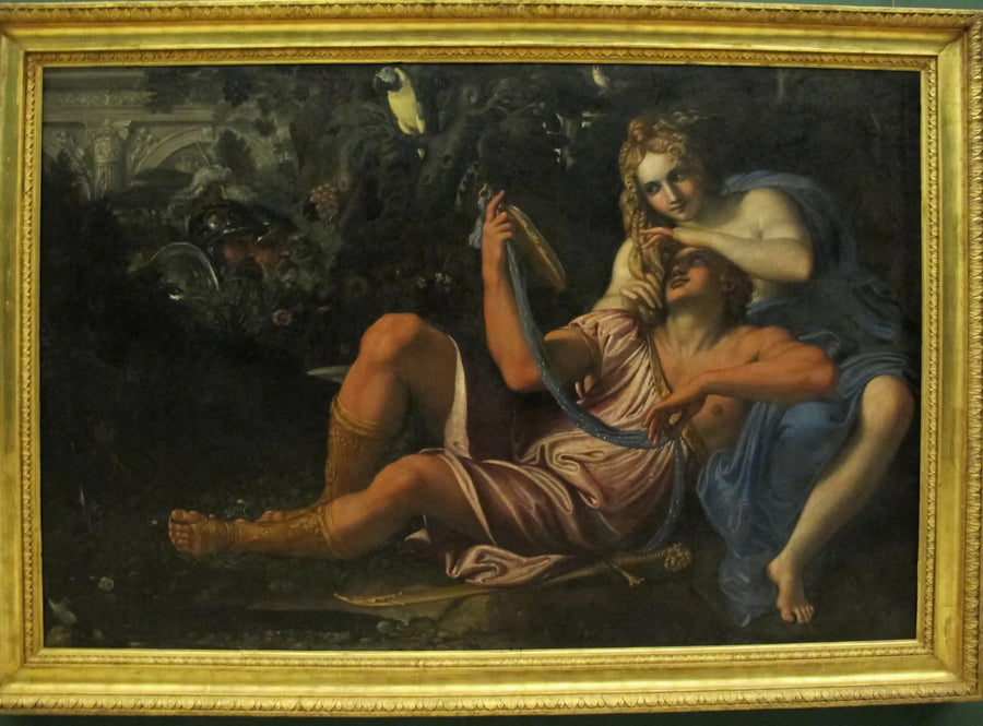 Renaud og Armide - Annibale Carracci