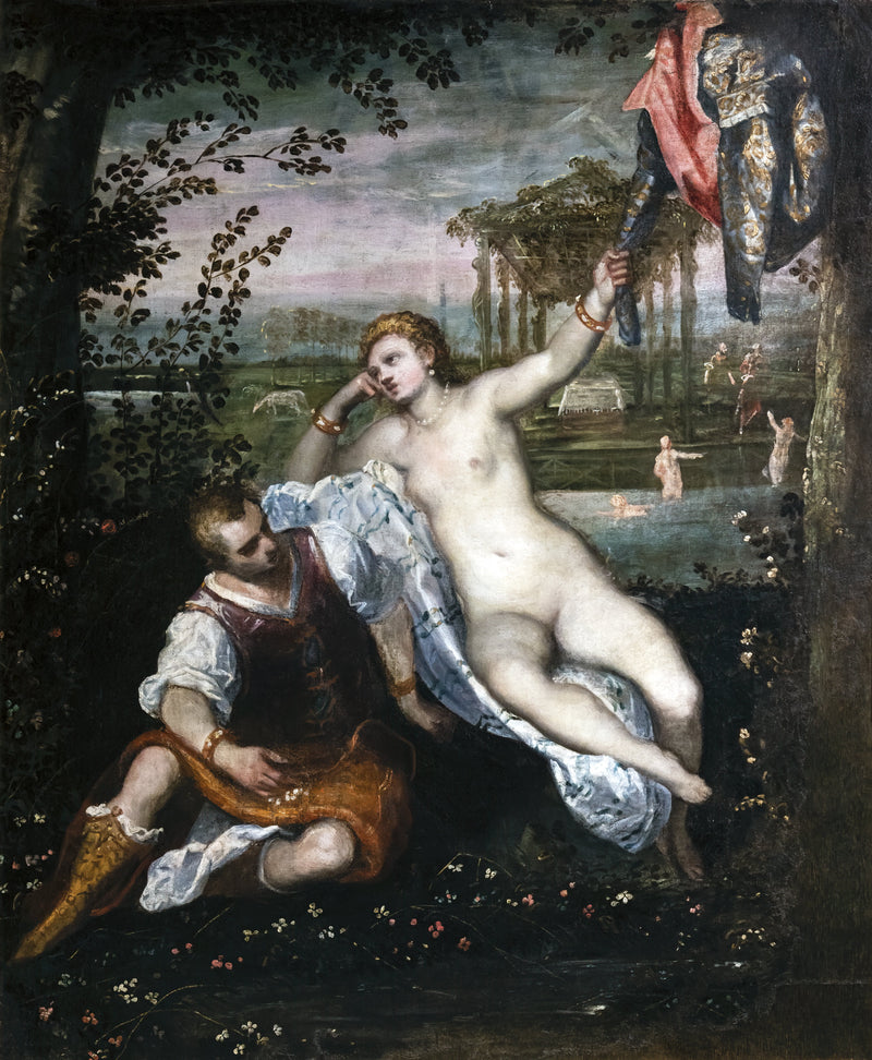 Renaud og Armide - Jacopo Tintoretto