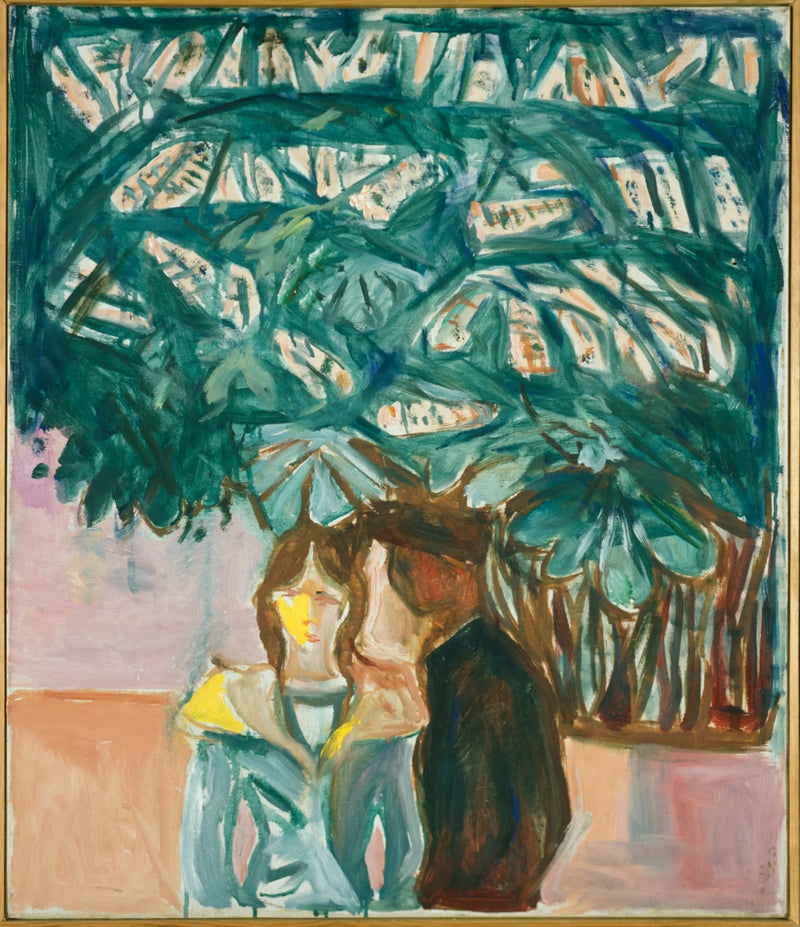 Møte under en kastanje - Edvard Munch