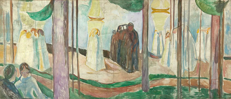 Møte på stranden - Edvard Munch