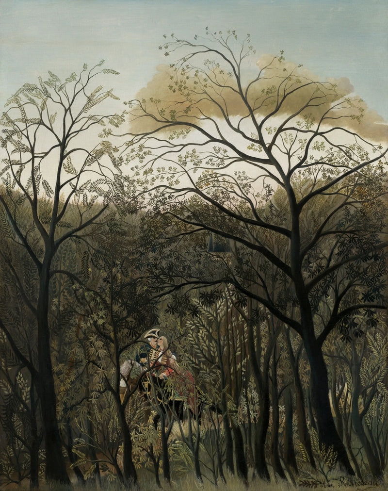 Møte i skogen - Henri Rousseau