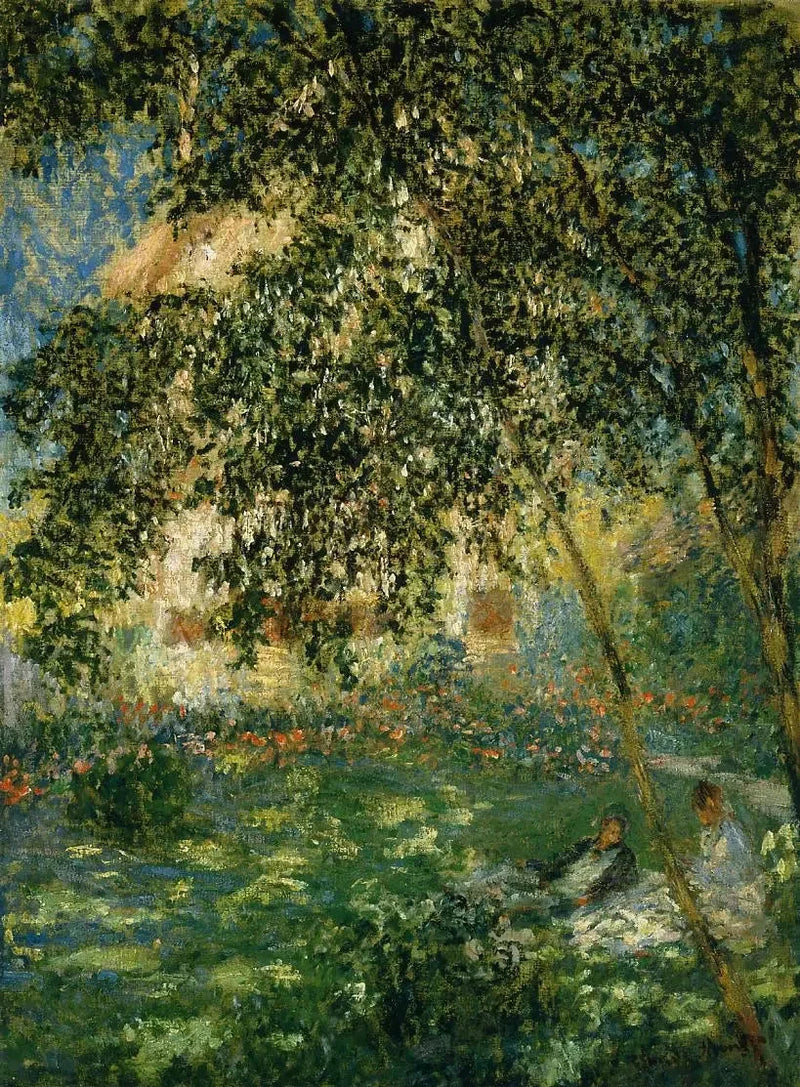 Hvil i hagen, Argenteuil W408 - Claude Monet