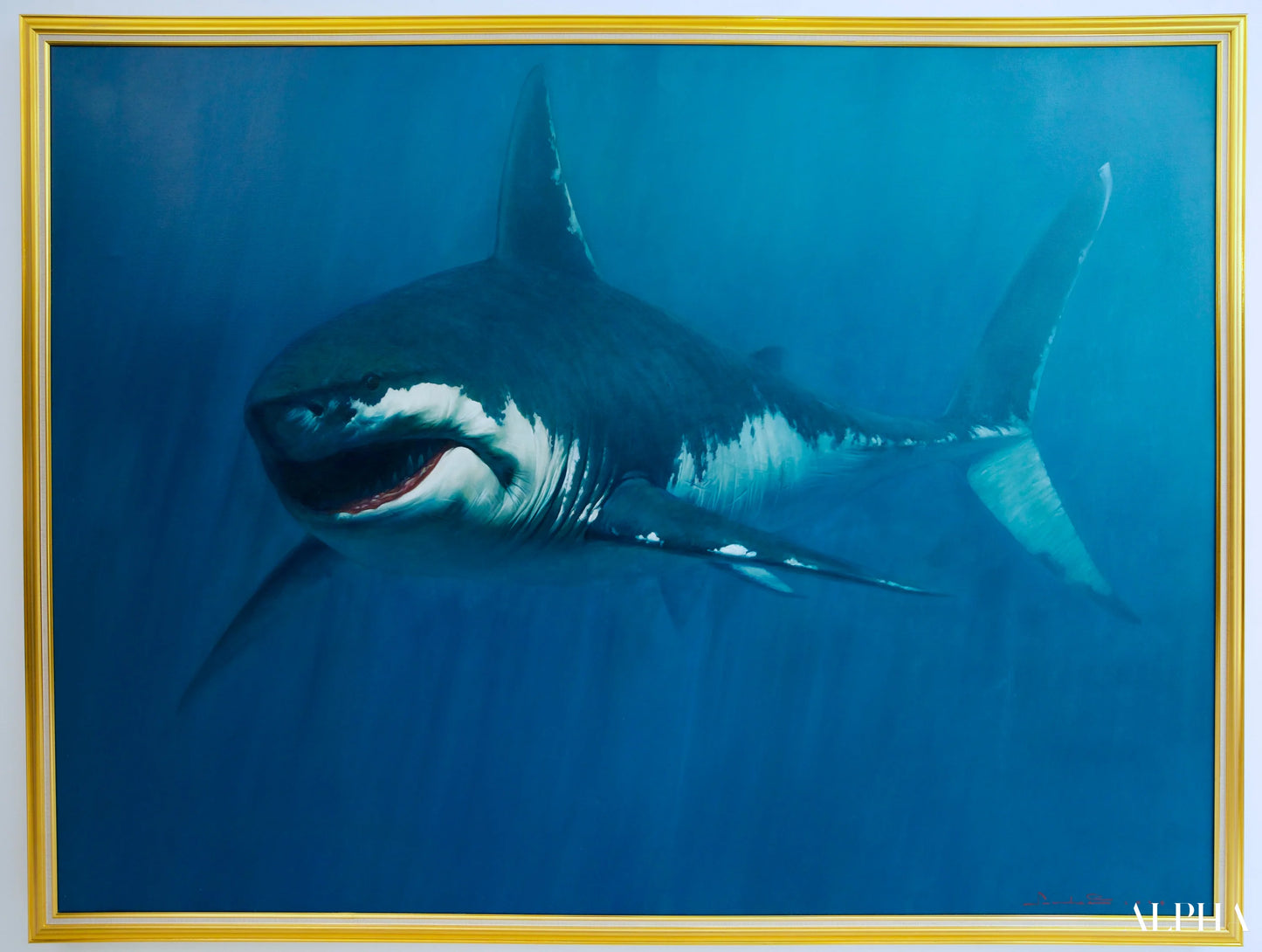 Requin | 150 x 200 cm Reproductions de tableaux à la peinture à l’huile