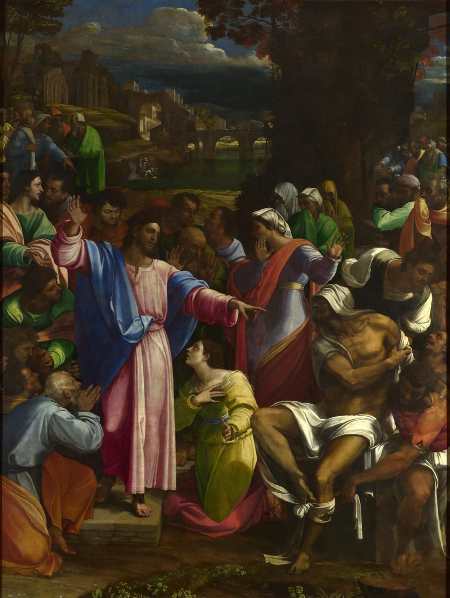 Lazarus oppstandelse - Sebastiano del Piombo