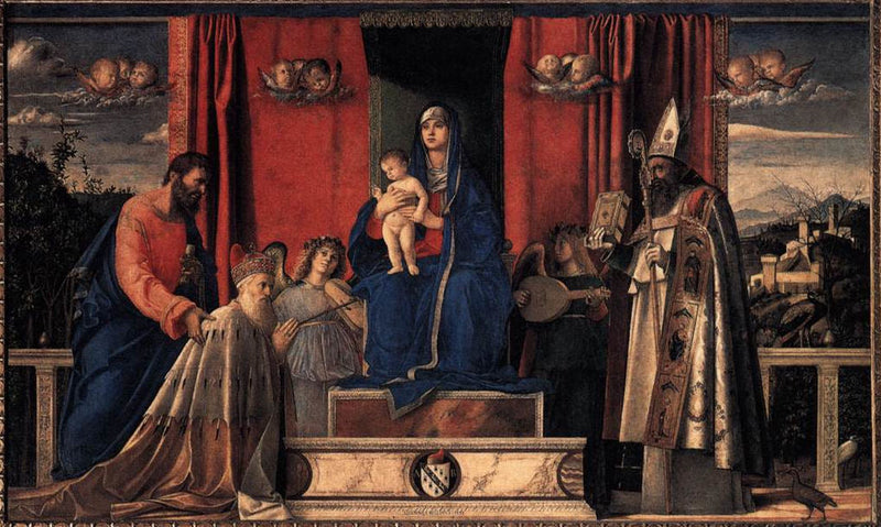 Retable av Barbarigo - Giovanni Bellini