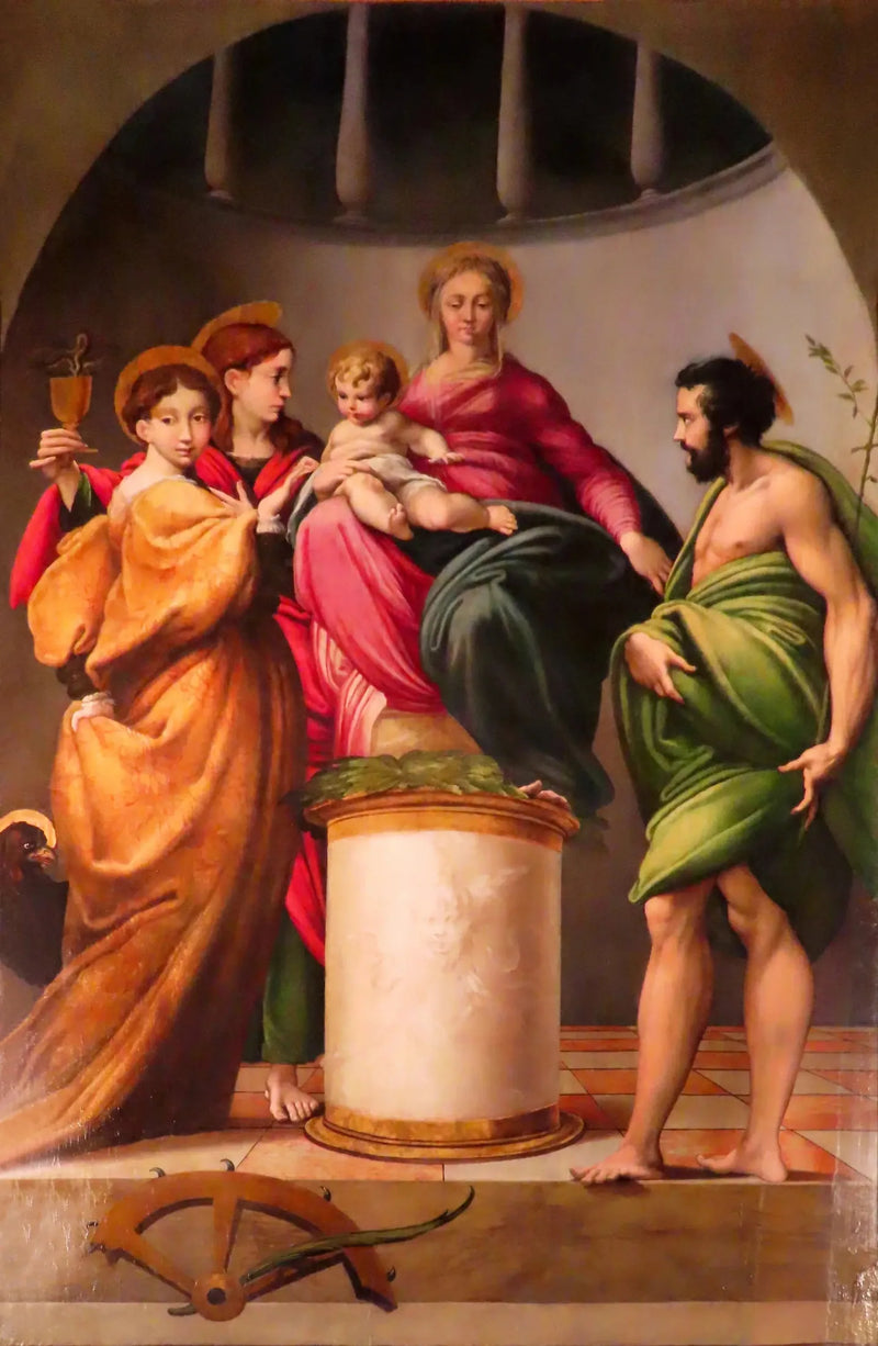 Retable av Bardi - Parmigianino