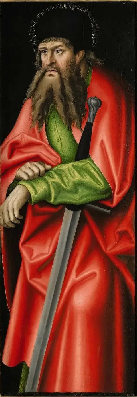 Retable de Feilitzsch [høyre side, bakside] : Saint Paul - Lucas Cranach den eldre