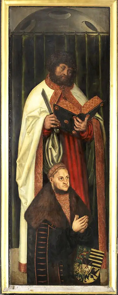 Alteret i Sainte-Catherine-kirken i Zwickau [venstre fløy] - Lucas Cranach den eldre