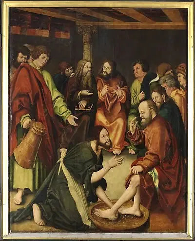 Alteret til Sainte-Catherine-kirken i Zwickau [midtre panel] - Lucas Cranach den eldre