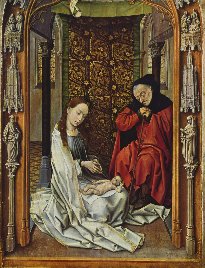 Kapellretabel: Den hellige familie - Juan de Flandes
