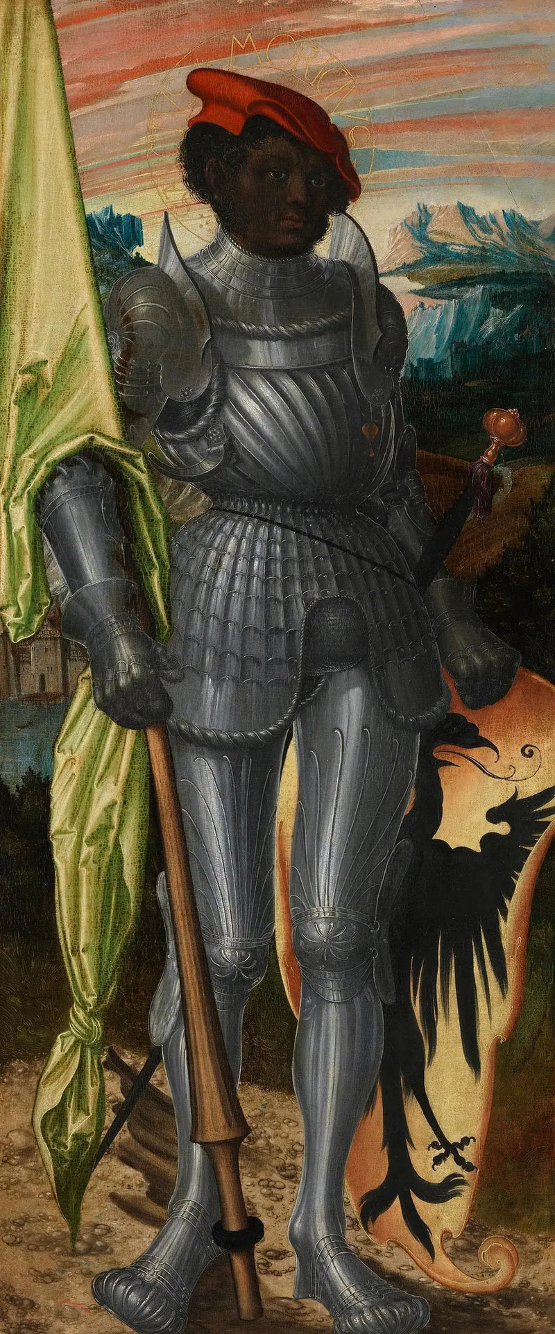 Retable av Pfirtscher: Saint Maurice - Lucas Cranach den eldre