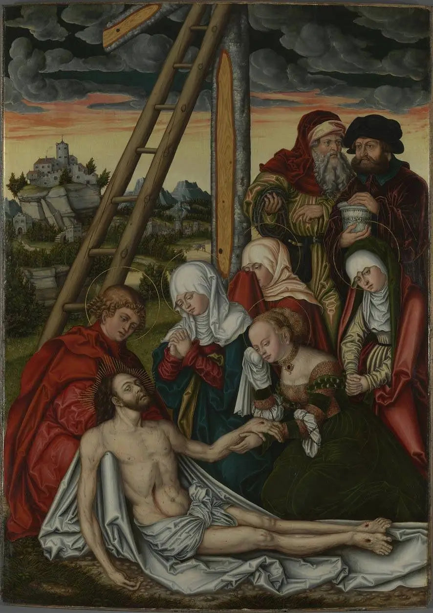 Retabel av Pierre og Paul: Kristi sorgespill - Lucas Cranach den eldre