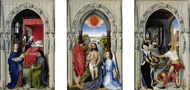 Retabel av Saint Johannes Døperen - Rogier van der Weyden
