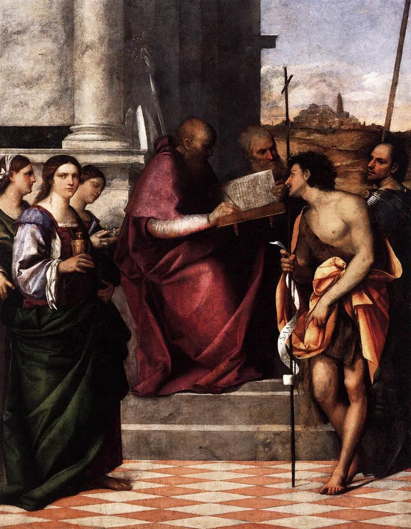 Retabel av Saint-Jean-Chrysostome - Sebastiano del Piombo