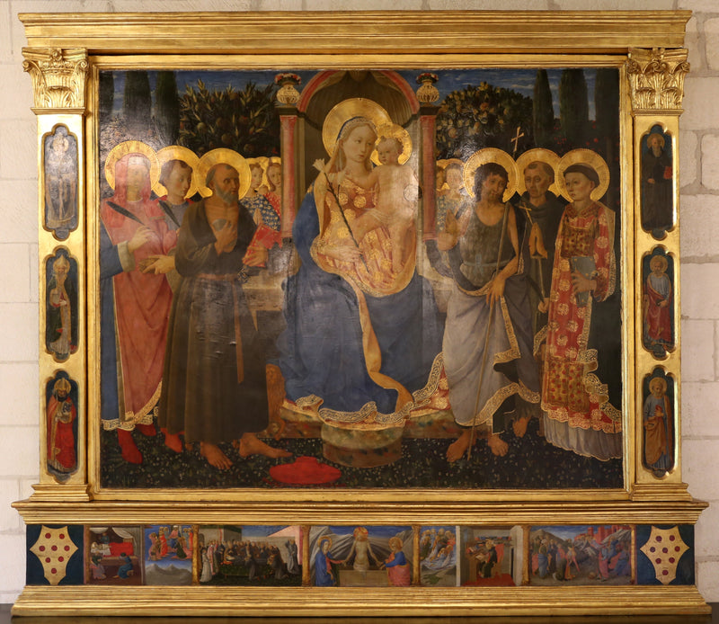 Saint Jérôme-retabel - Zanobi Strozzi