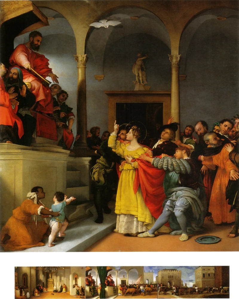 Retablo av Saint Lucia - Lorenzo Lotto