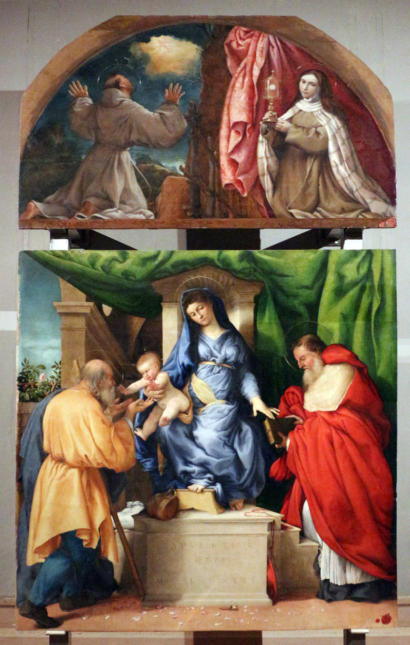 San Francesco al Monte-Altartavle - Lorenzo Lotto