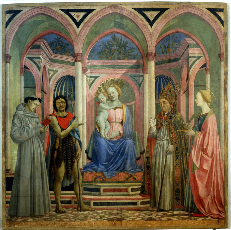 Santa Lucia dei Magnoli-Altartavle - Domenico Veneziano