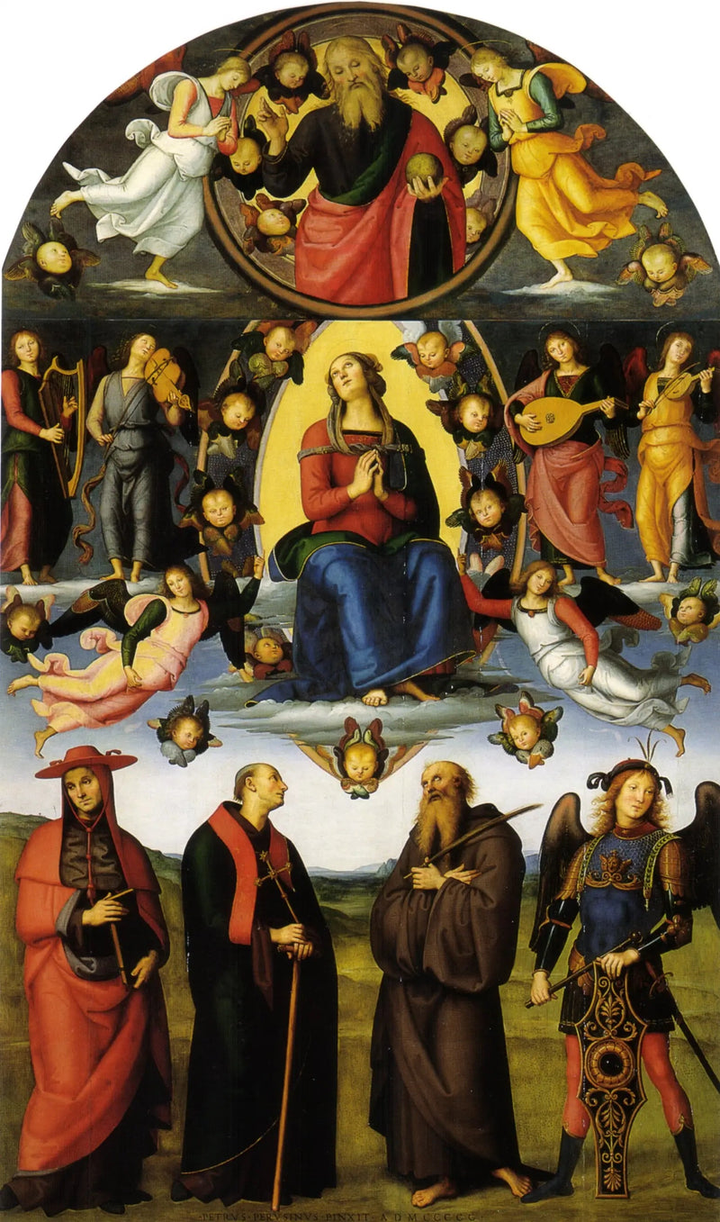 Vallombrosa-altarretning - Pietro Perugino