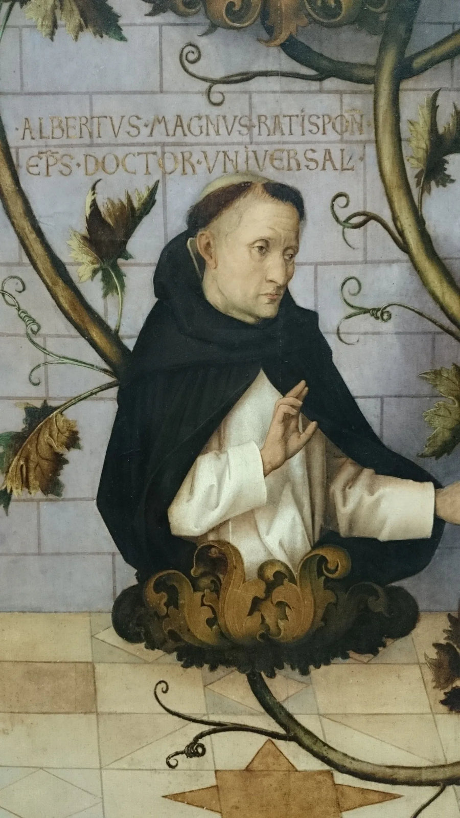 Dominikansk altertavle fra Frankfurt: Ordenens linje (nederste del) - Hans Holbein den eldre