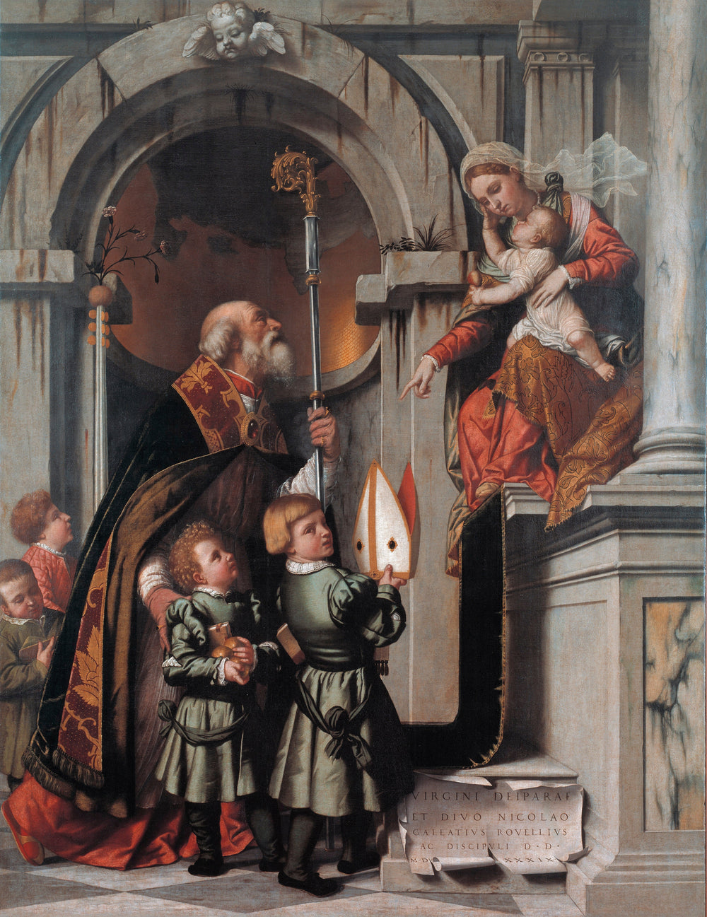 Retable Rovelli - Alessandro Bonvicino image 1 tableau peint à l’huile sur toile