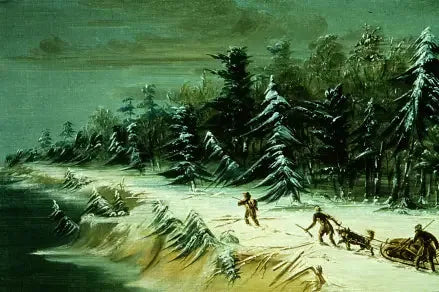 Tilbake til Fort Frontenac med slede. Februar 1679 - George Catlin

Source:
Retour au fort Frontenac en traîneau. Février 1679 - George Catlin