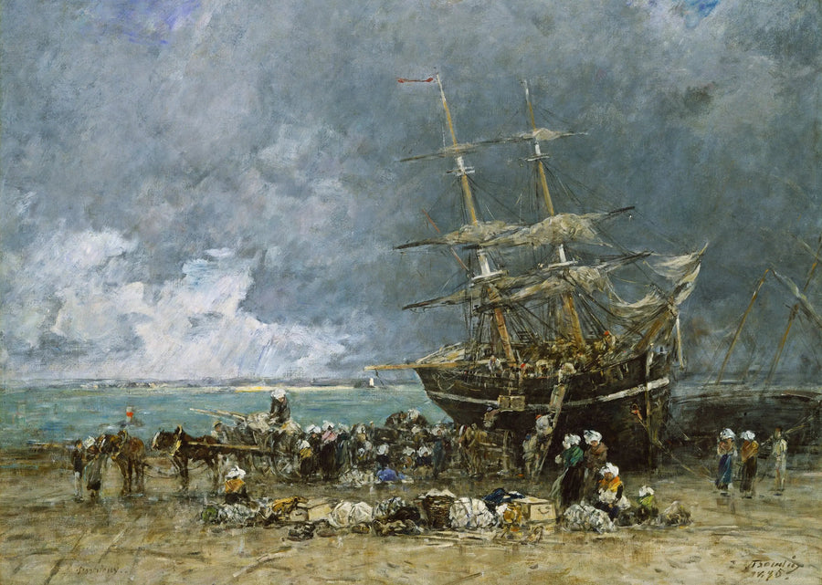 Tilbake fra Newfoundland - Eugène Boudin